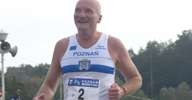 Maciej Frankiewicz był inicjatorem organizowania w Poznaniu maratonu i zawsze brał w nim udział, fot. marathon.poznan.pl