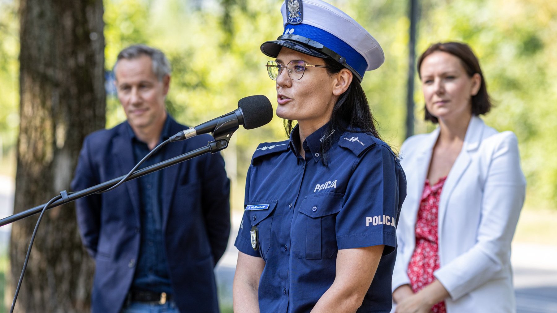 Galeria zdjęć z briefingu o bezpieczeństwie przy szkołach