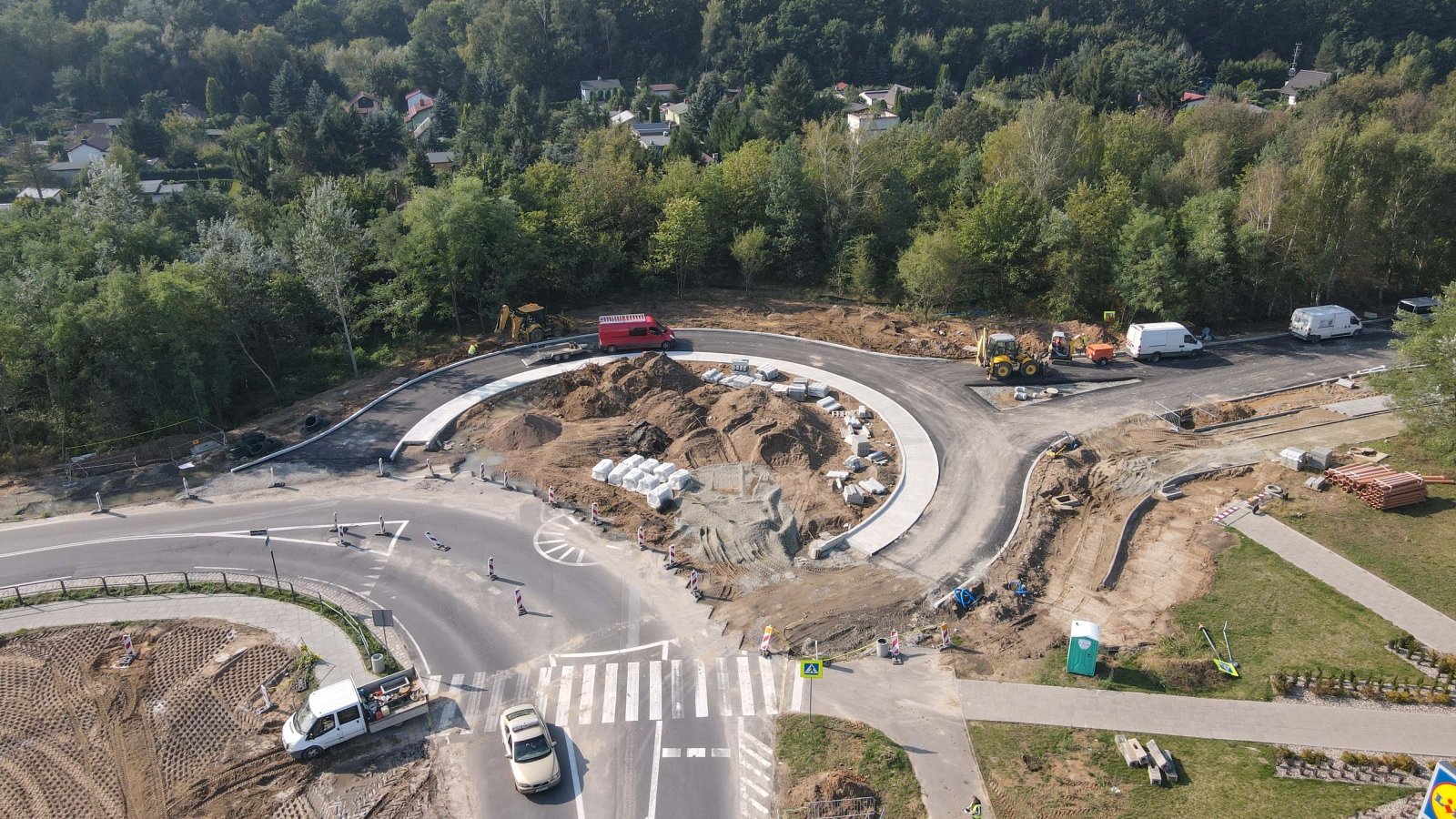 Galeria zdjęć z okolic ulic Lutyckiej i Golęcińskiej, gdzie powstają nowe wiadukty i przebudowywany jest układ drogowy