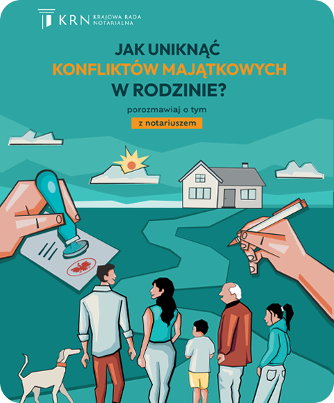 Plakat z tytułem akcji oraz grafiką z rękami z pieczątką i długopisem oraz osoby tworzące rodzinę z psem - grafika artykułu