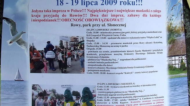 maskotki w Rowach 2009