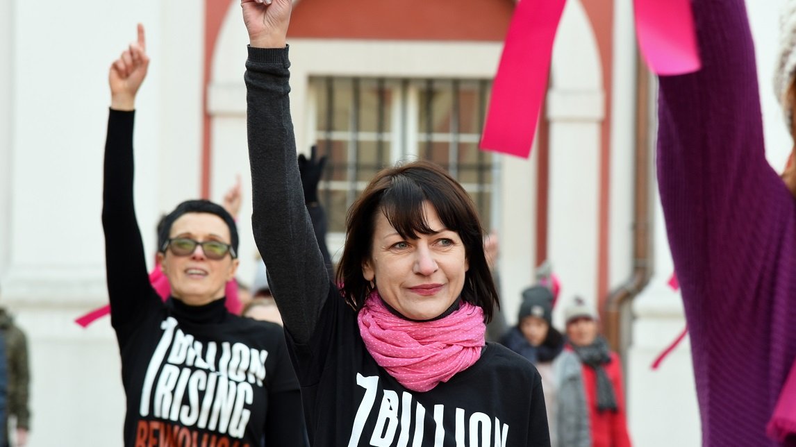 Akcja One Billion Rising na Wolnym Dziedzińcu