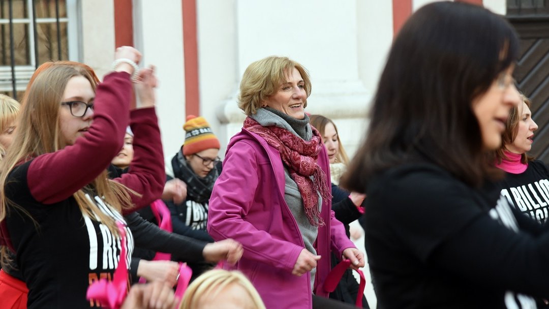 Akcja One Billion Rising na Wolnym Dziedzińcu