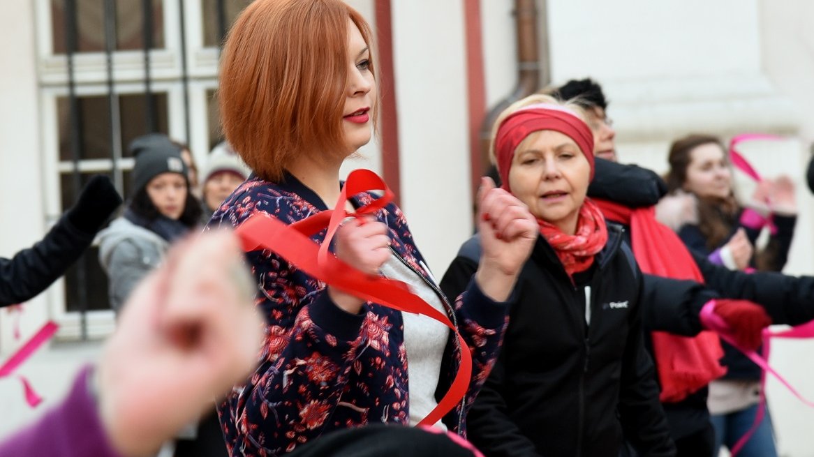 Akcja One Billion Rising na Wolnym Dziedzińcu