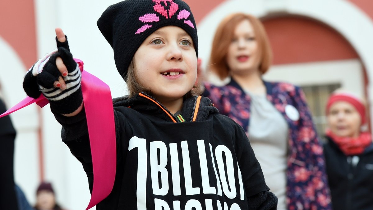 Akcja One Billion Rising na Wolnym Dziedzińcu