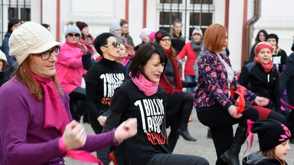 Akcja One Billion Rising na Wolnym Dziedzińcu