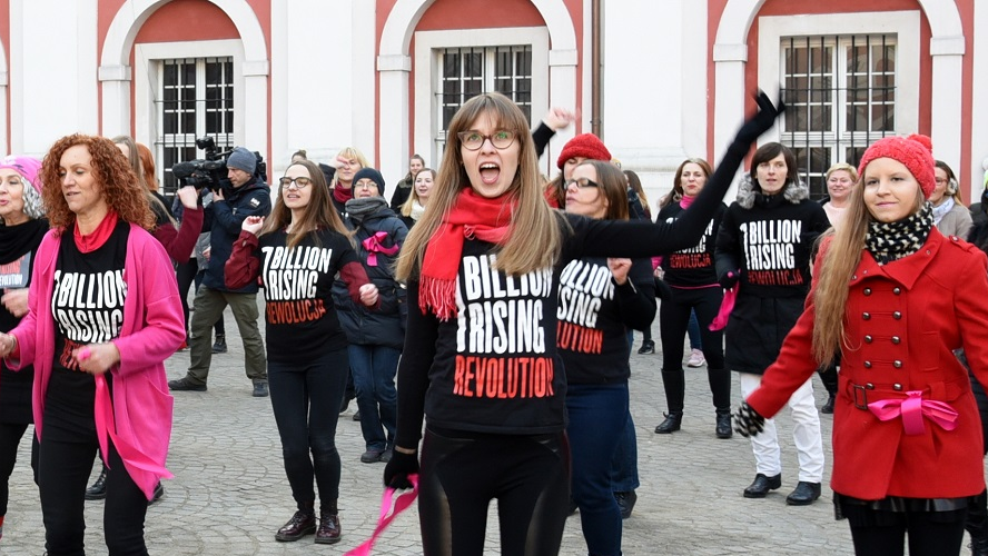 Akcja One Billion Rising na Wolnym Dziedzińcu