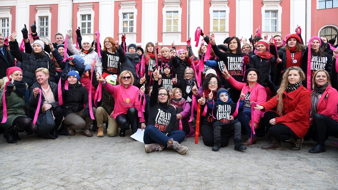 Akcja One Billion Rising na Wolnym Dziedzińcu