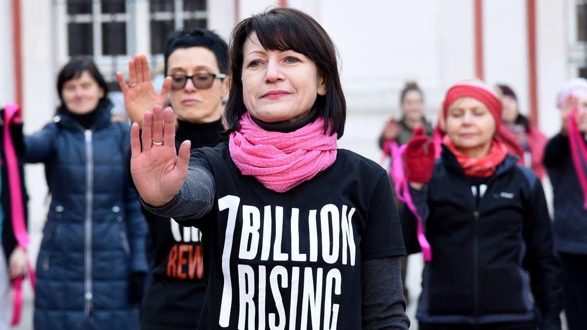 Akcja One Billion Rising na Wolnym Dziedzińcu