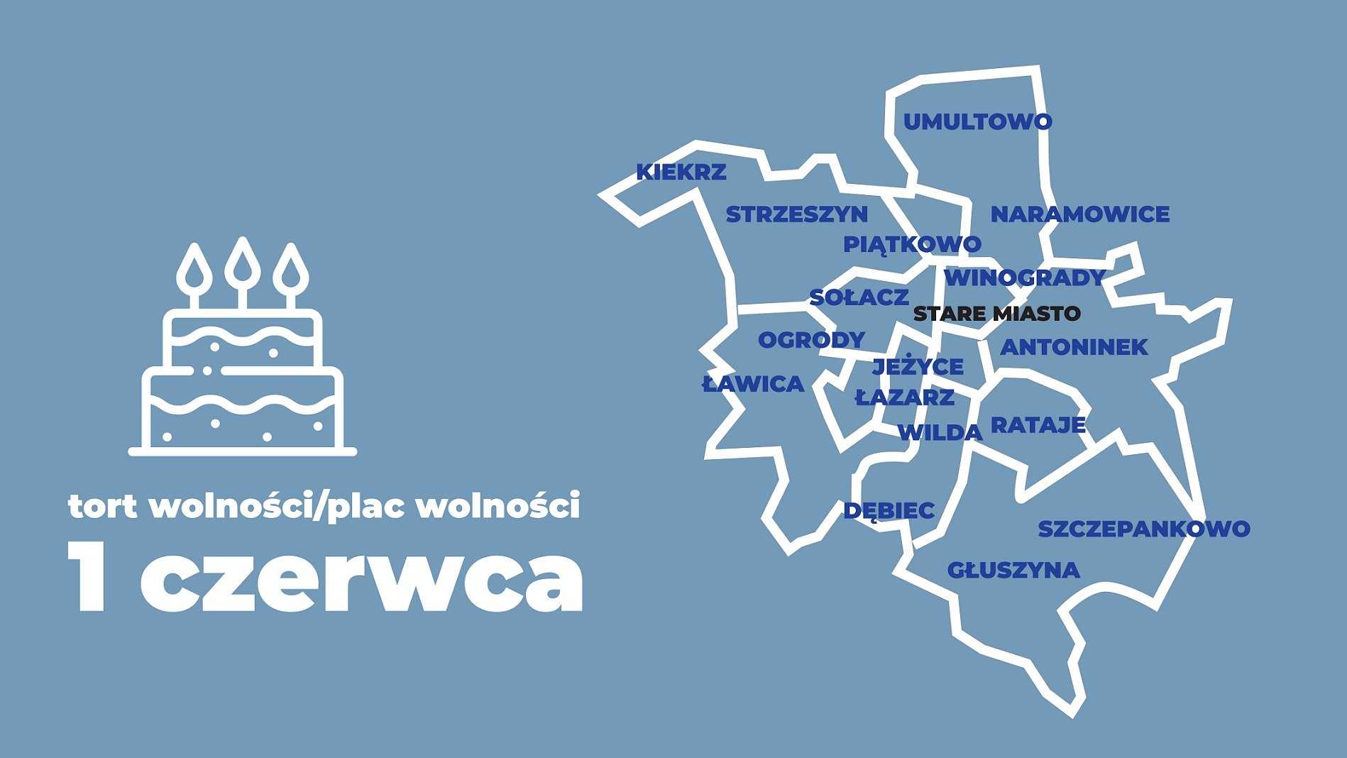 Poznańska Parada Pokoleń i Tort Wolności połączą dziadków, rodziców i dzieci