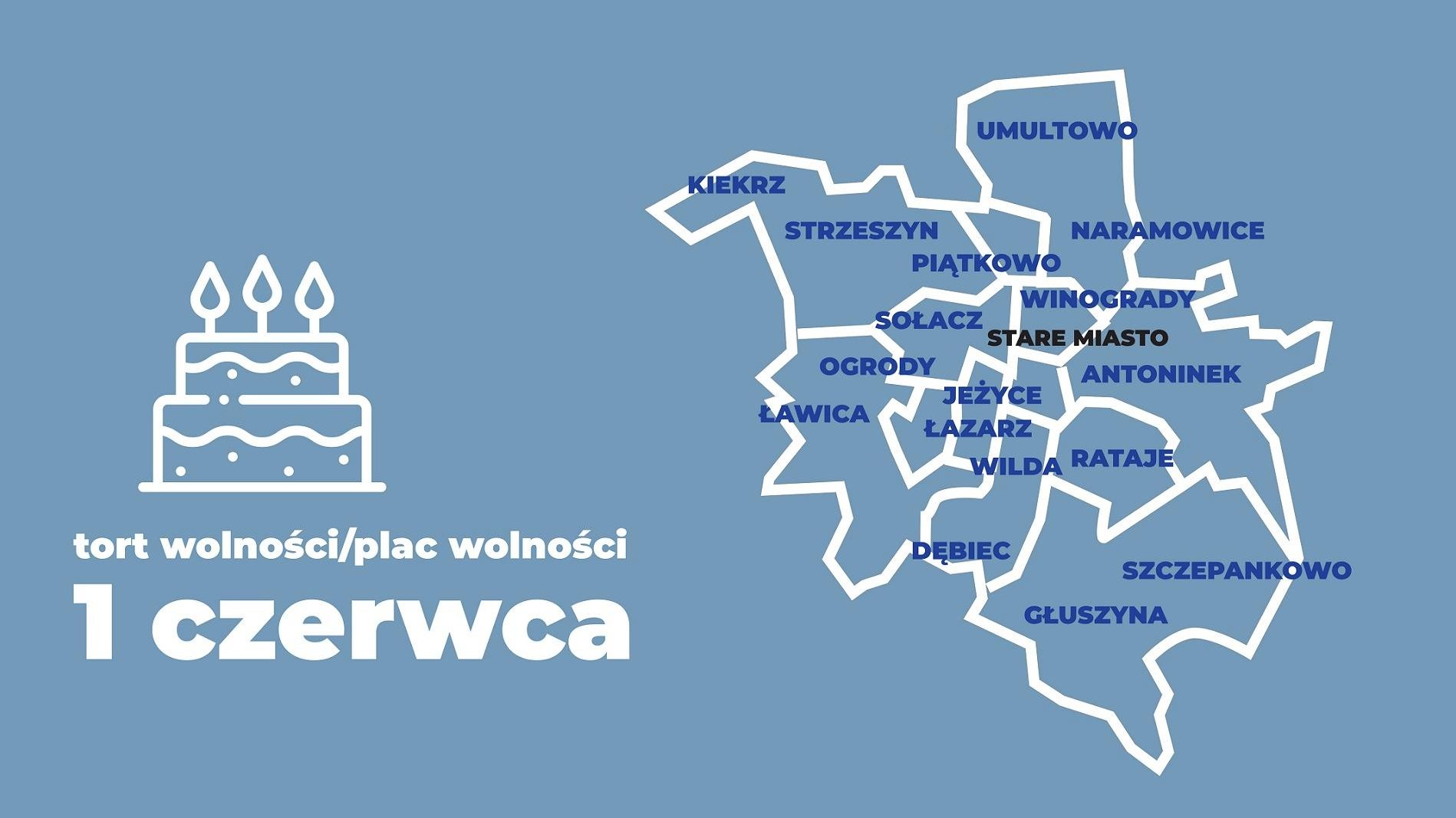 Na placu Wolności będzie można posmakować Tortu Wolności