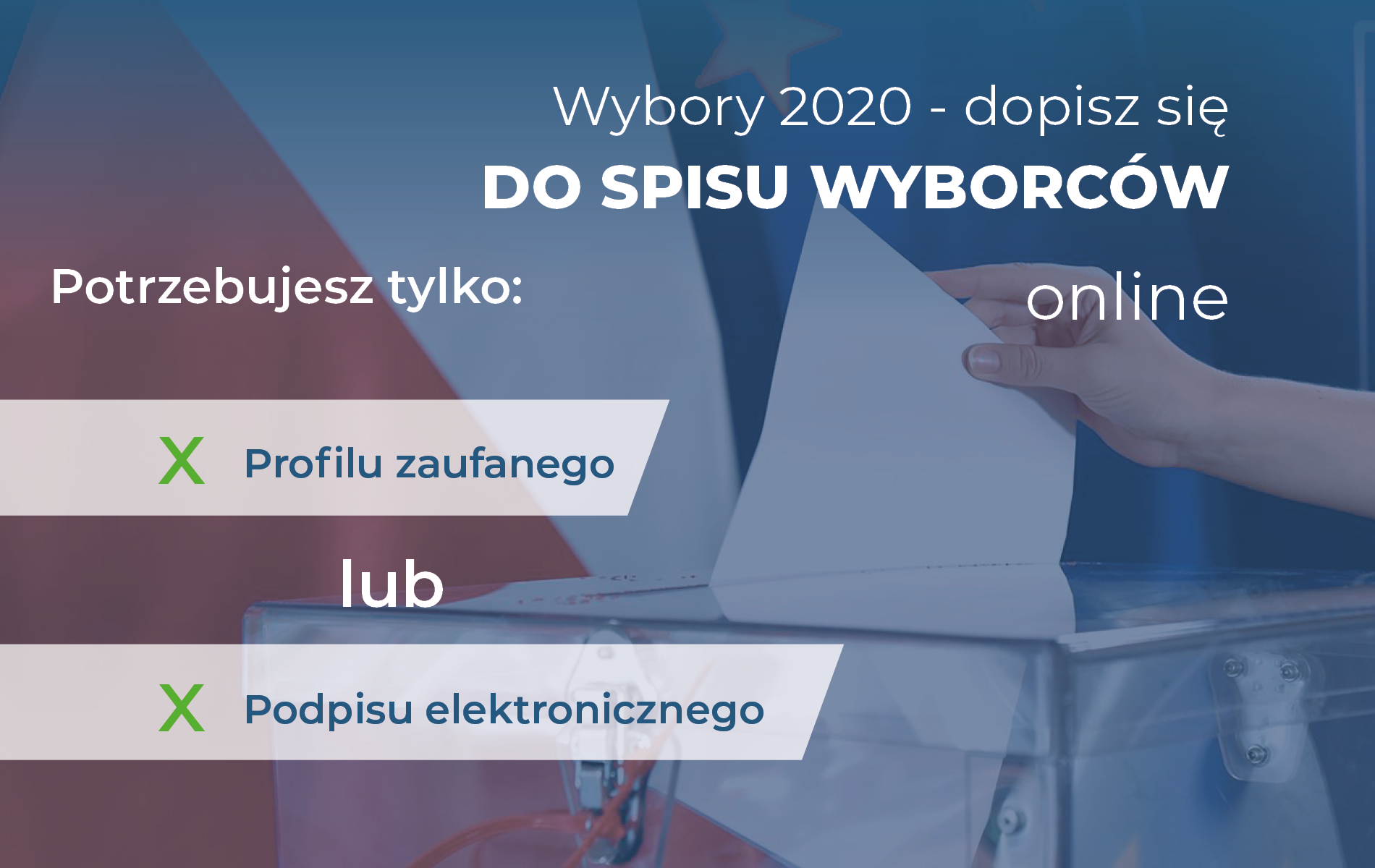 Do spisu wyborców można dopisać się do 23 czerwca - grafika artykułu