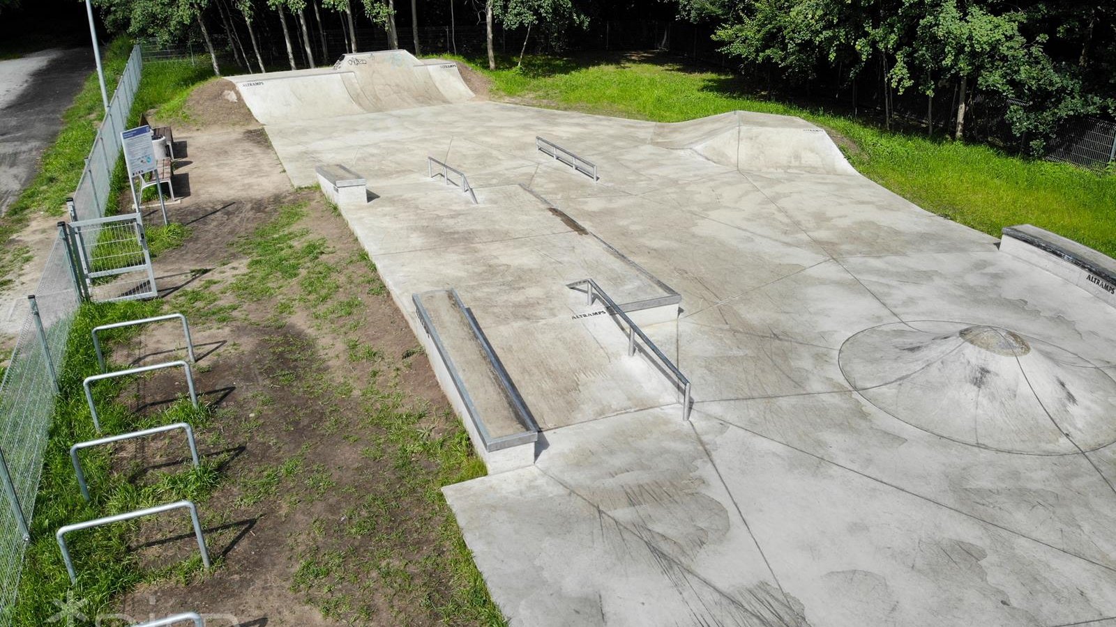 Nowa atrakcja dla aktywnych - Skatepark Rampa Malty przy ul. Szpaków fot. ZDM