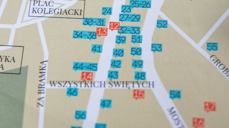 Galeria zdjęć przedstawia mapę fyrtla Garbary.