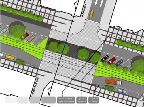 fot. www.zdm.poznan.pl - projekt drogowy ul. Św. Marcin - grafika artykułu