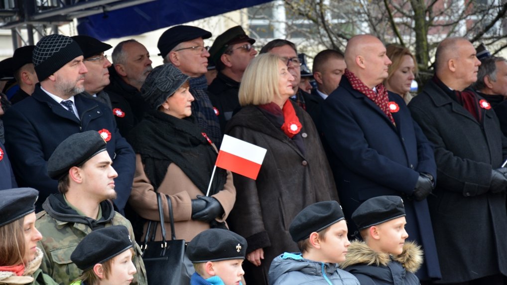 Uroczystości na placu Wolności