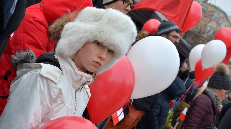 Uroczystości na placu Wolności