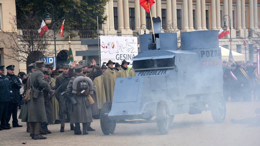 Uroczystości na placu Wolności