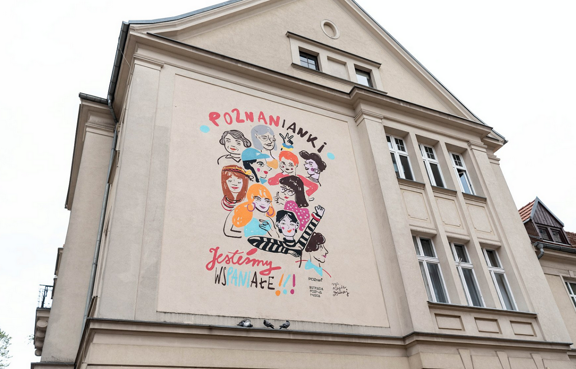 Mural "Poznanianki" na ul. Dąbrowskiego - grafika artykułu