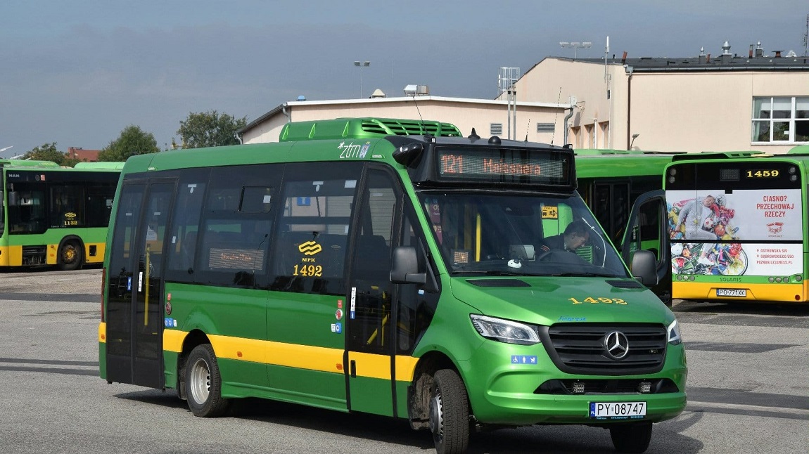 Minibus w taborze MPK Poznań - grafika artykułu