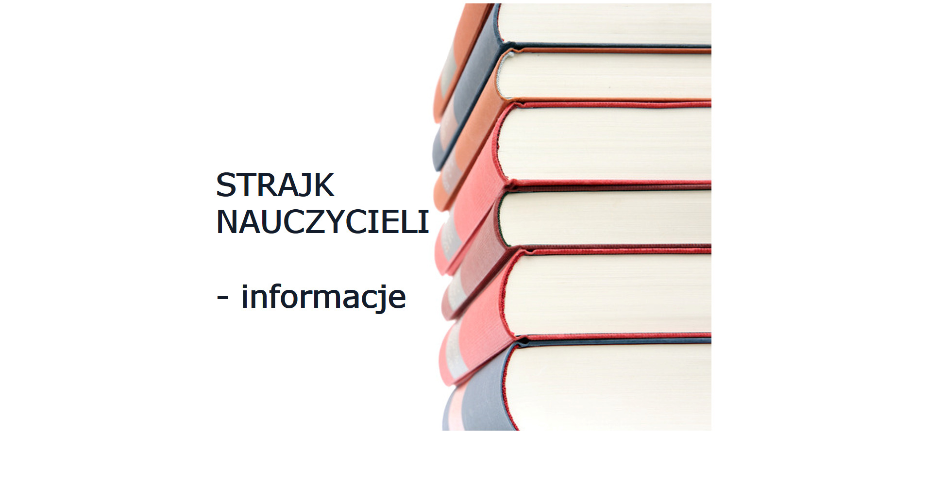 Strajk nauczycieli - informacje4 - grafika artykułu