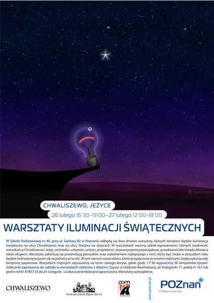 Warsztaty Iluminacji Świątecznych