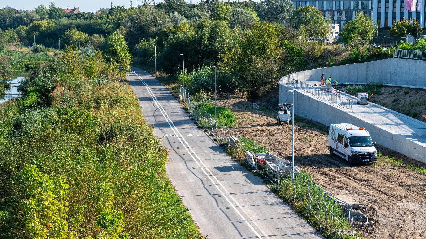 Galeria zdjęć Wartostrady i powstających mostów Berdychowskich