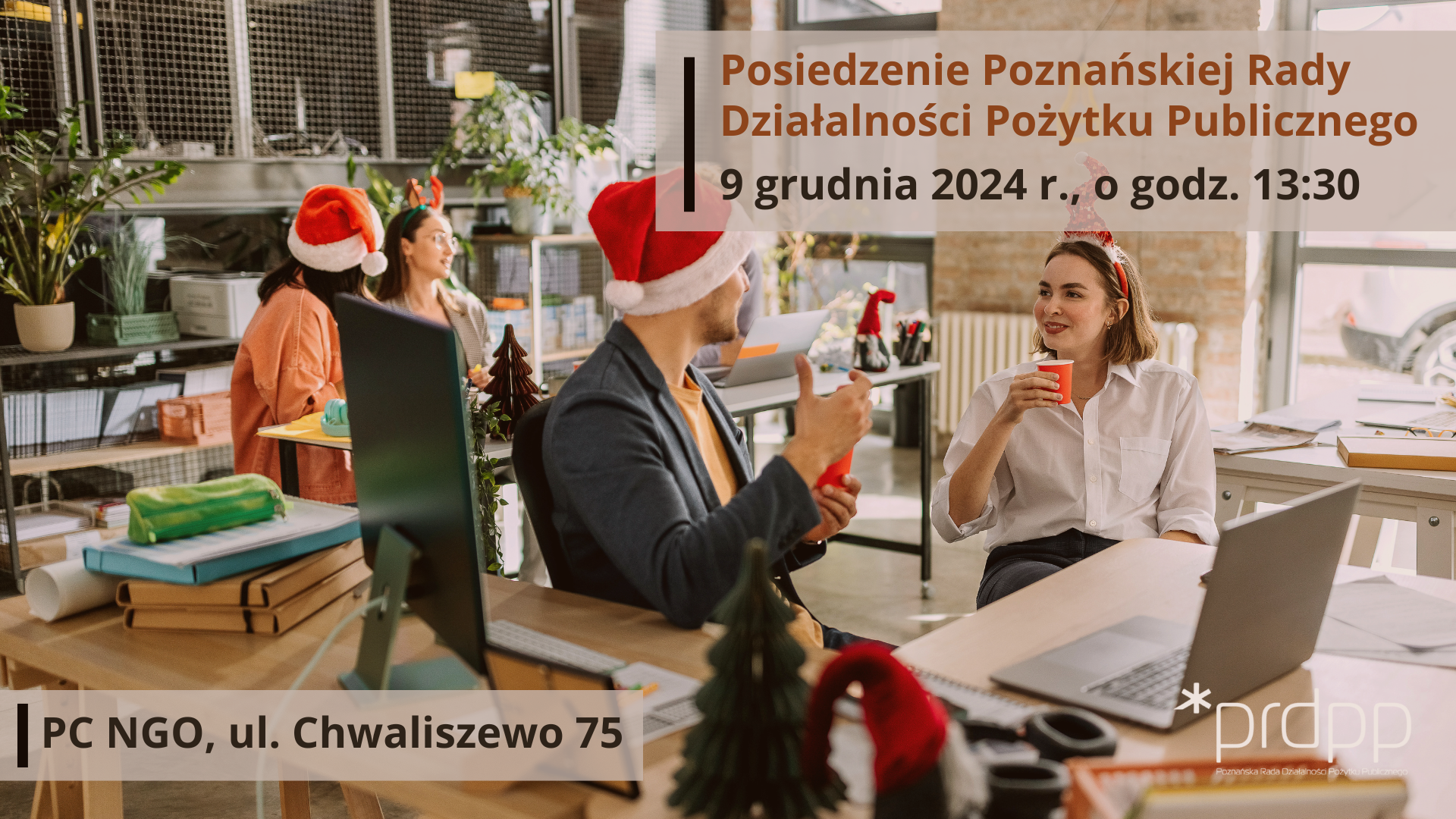 Poznańska Rada Działalności Pożytku Publicznego, 9 grudnia 2024 r. - grafika artykułu