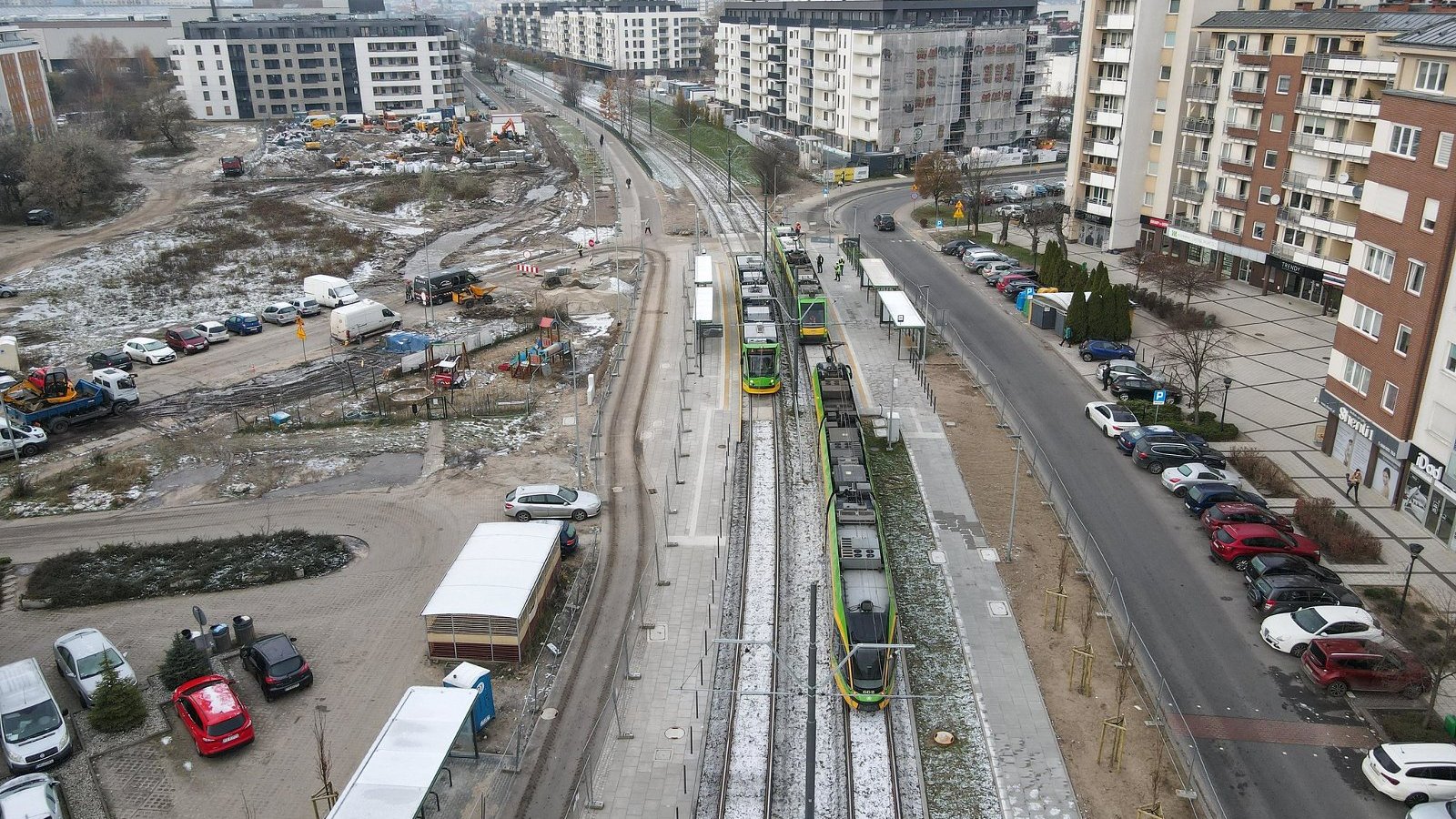 Testowe przejazdy tramwajów na trasie kórnickiej