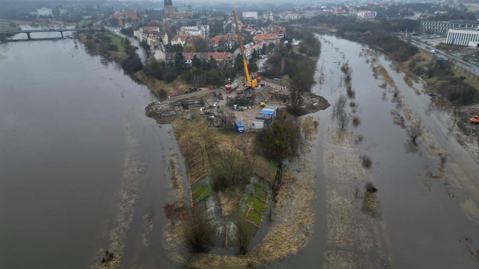 Galeria zdjęć z placu budowy mostów Berdychowskich