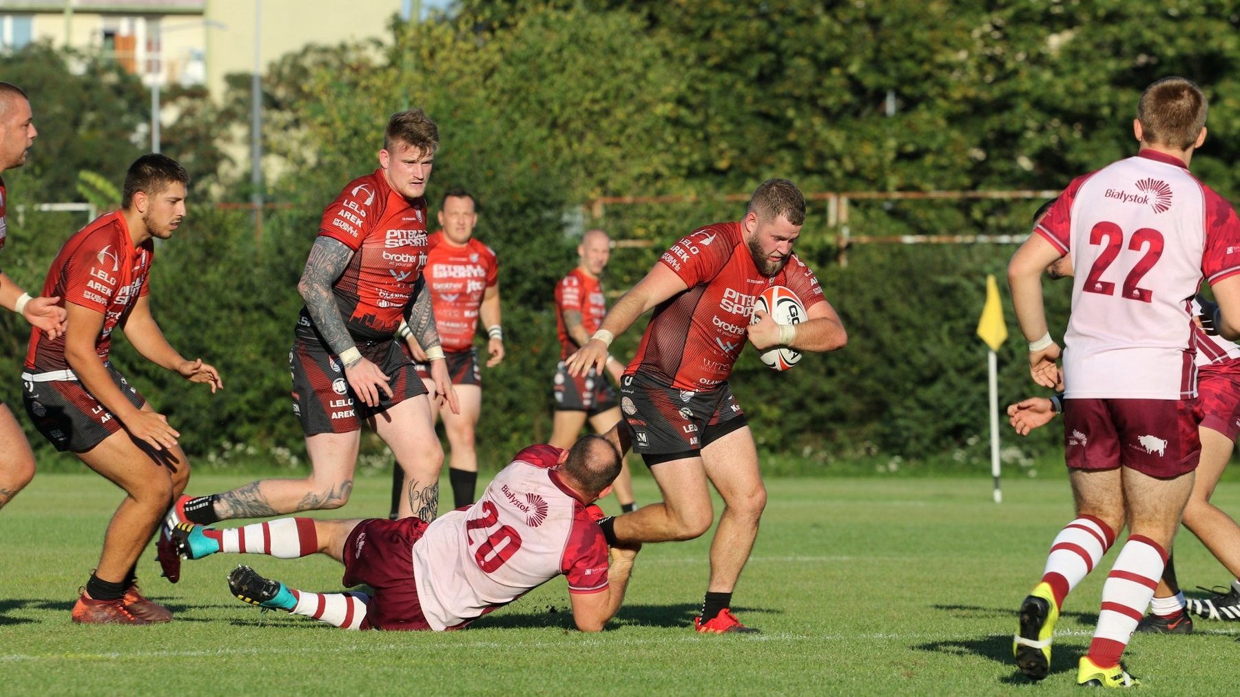 Zdjęcie z meczu rugby