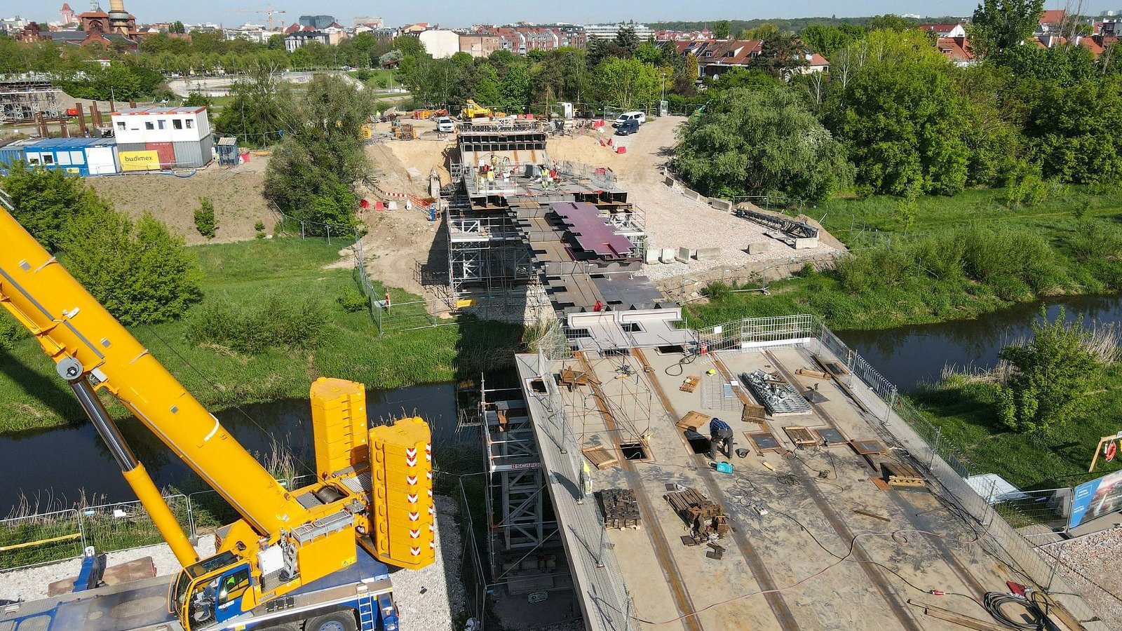 Galeria zdjęć z prac przy budowie Mostów Berdychowskich