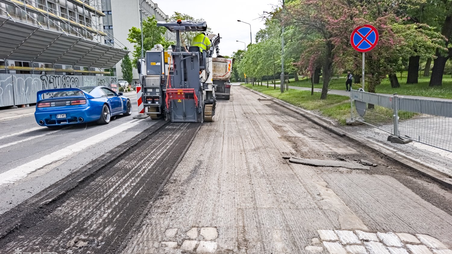 Galeria zdjęć z remontu al. Niepodległości