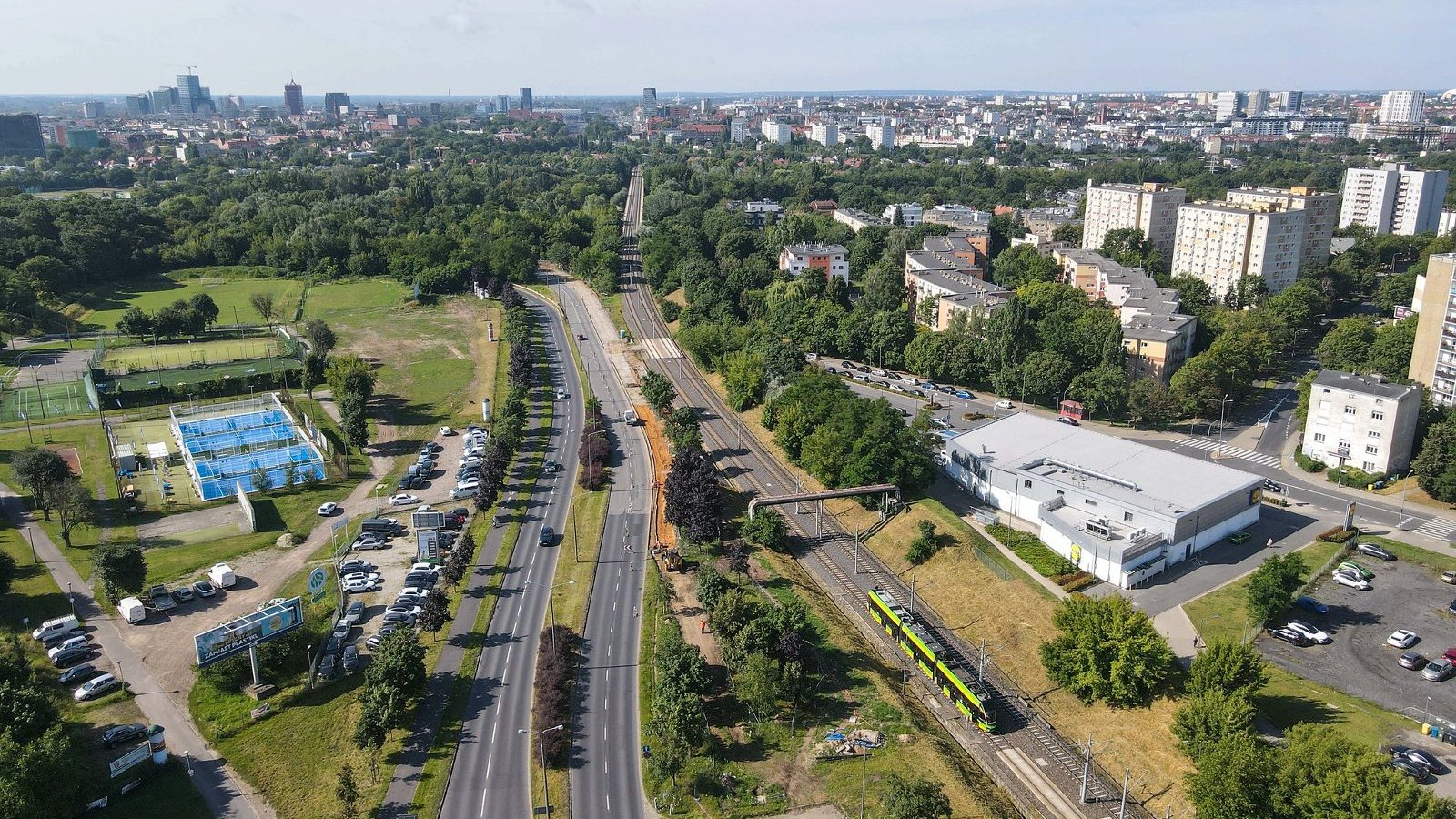 Galeria zdjęć z budowy drogi rowerowej wzdłuż trasy PST