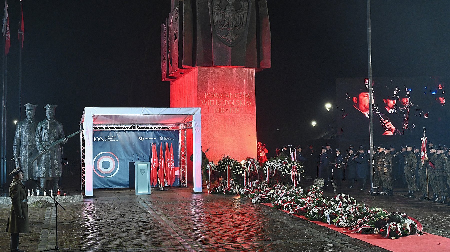 Galeria zdjęć z obchodów 106. rocznicy wybucju Powstania Wielkopolskiego