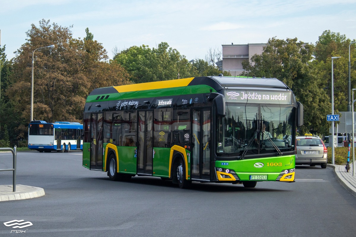 Solaris Urbino 12 hydrogen w barwach MPK Poznań - grafika artykułu