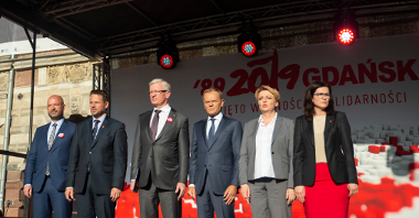 Prezydent Poznania wziął udział w wiecu na Długim Targu