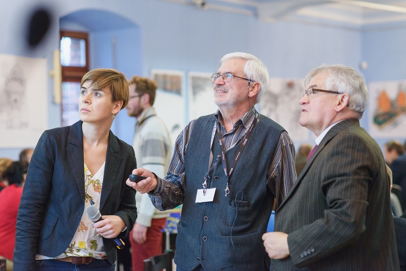 Monika Komorowska, dr Andreas Billert i Lech Podbrez (fot. B.Szwabowicz)