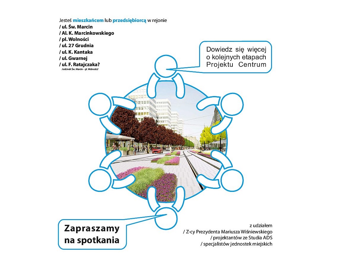 Projekt Centrum - spotkania informacyjne - grafika artykułu