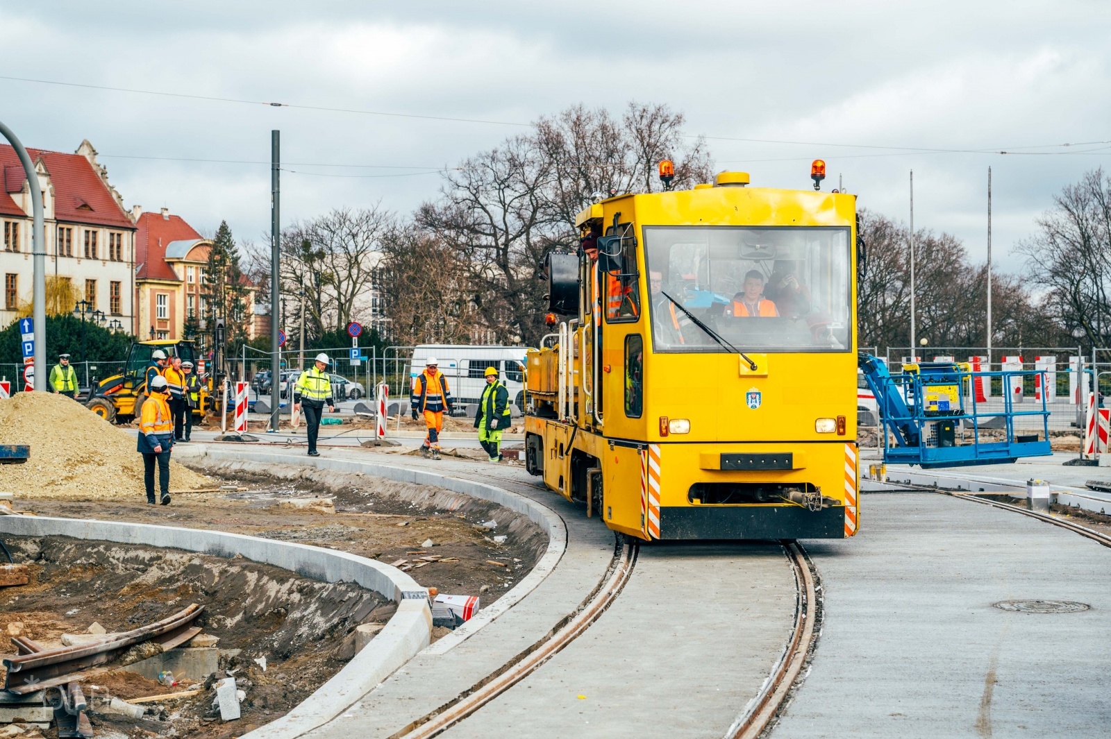 Pierwszy przejazd techniczny przez ul. Św. Marcin i Towarową (foto: PIM) - grafika artykułu