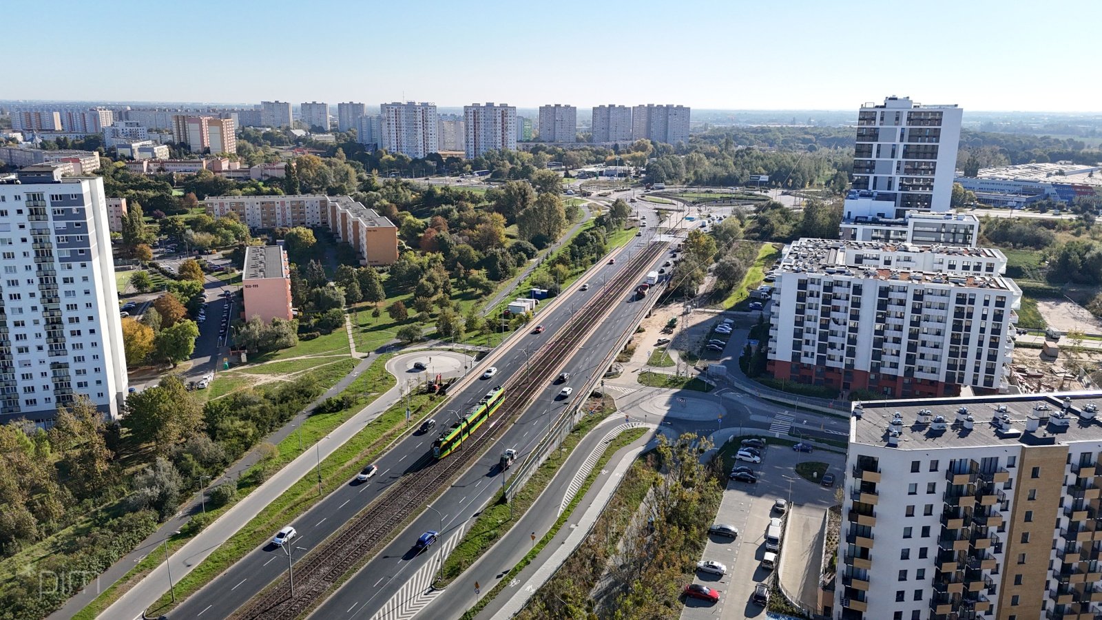 Zdjęcia z rejonu wiaduktu w ciągu ul. Hetmańskiej nad ul. Wagrowską