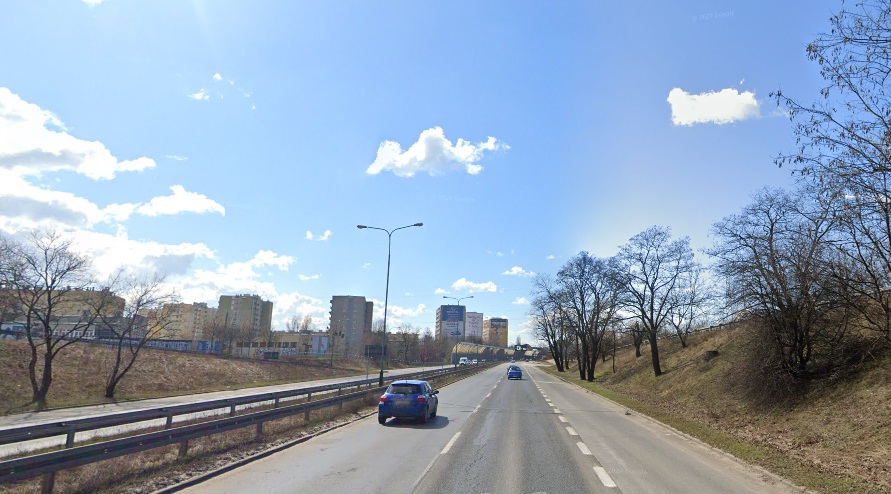 Screen z googl street view pokazujących ulicę Witosa - grafika artykułu