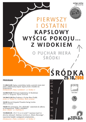 Plakat Wyścigu Pokoju z Widokiem