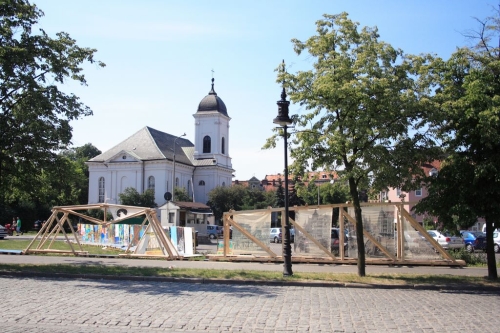 Zbudowane przęsła mostu Chwaliszewskiego, fot. arch. Wędrownych Architektów