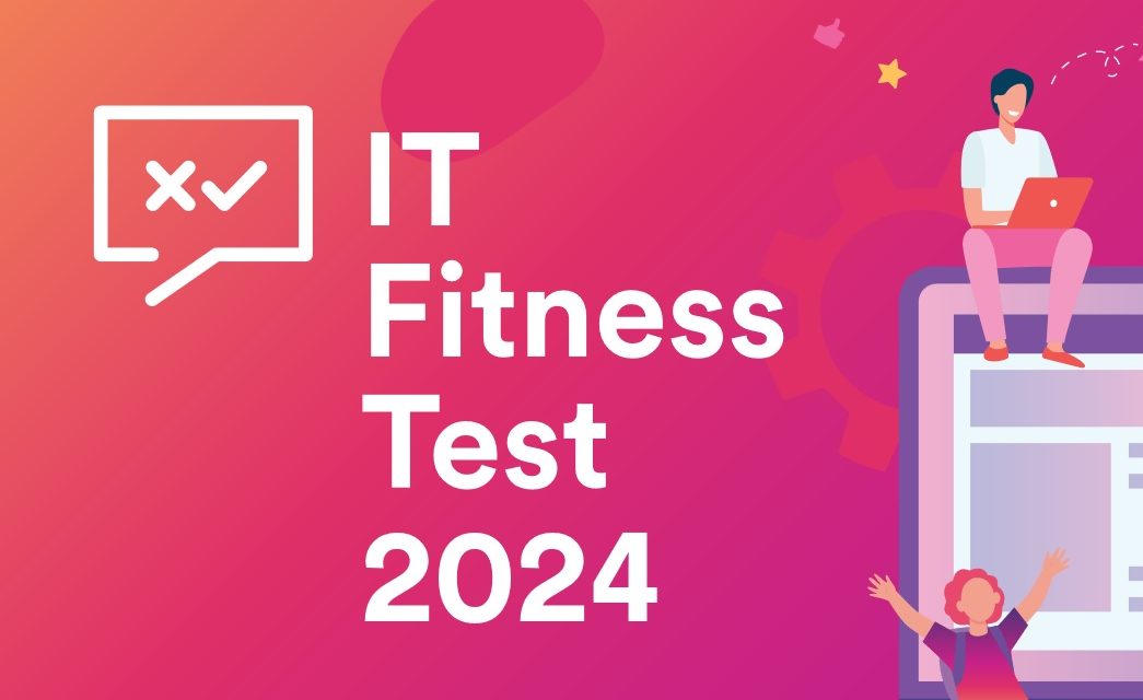 Grafika przedstawia informacje dotyczące IT Fitness Test - grafika artykułu