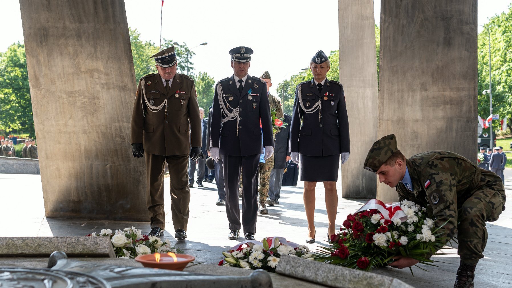 Galeria zdjęć przedstawia obchody rocznicy zakończenia II wojny światowej