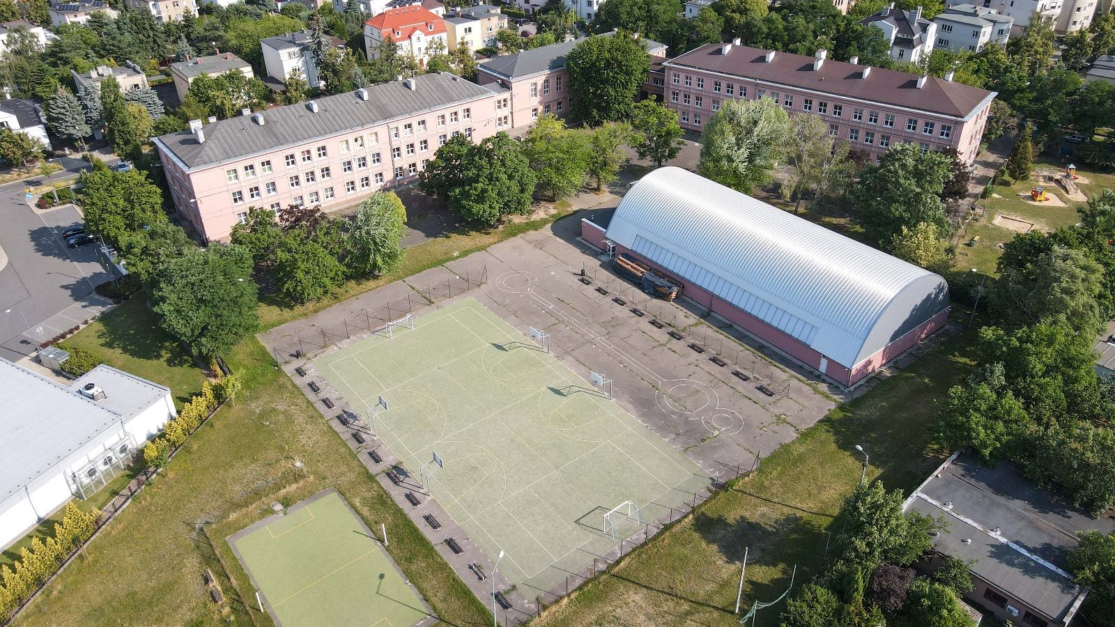 Zdjęcie miejsca gdzie powstania hala