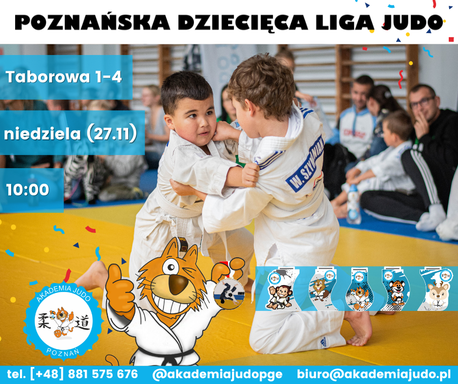 V etap Poznańskiej Dziecięcej Ligi Judo - grafika artykułu