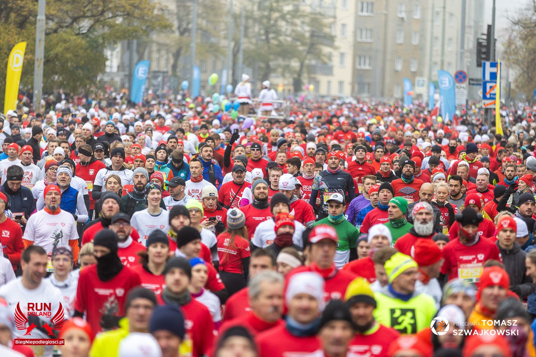 Bieg Niepodległości 2024, fot. Tomasz Szwajkowski - grafika artykułu