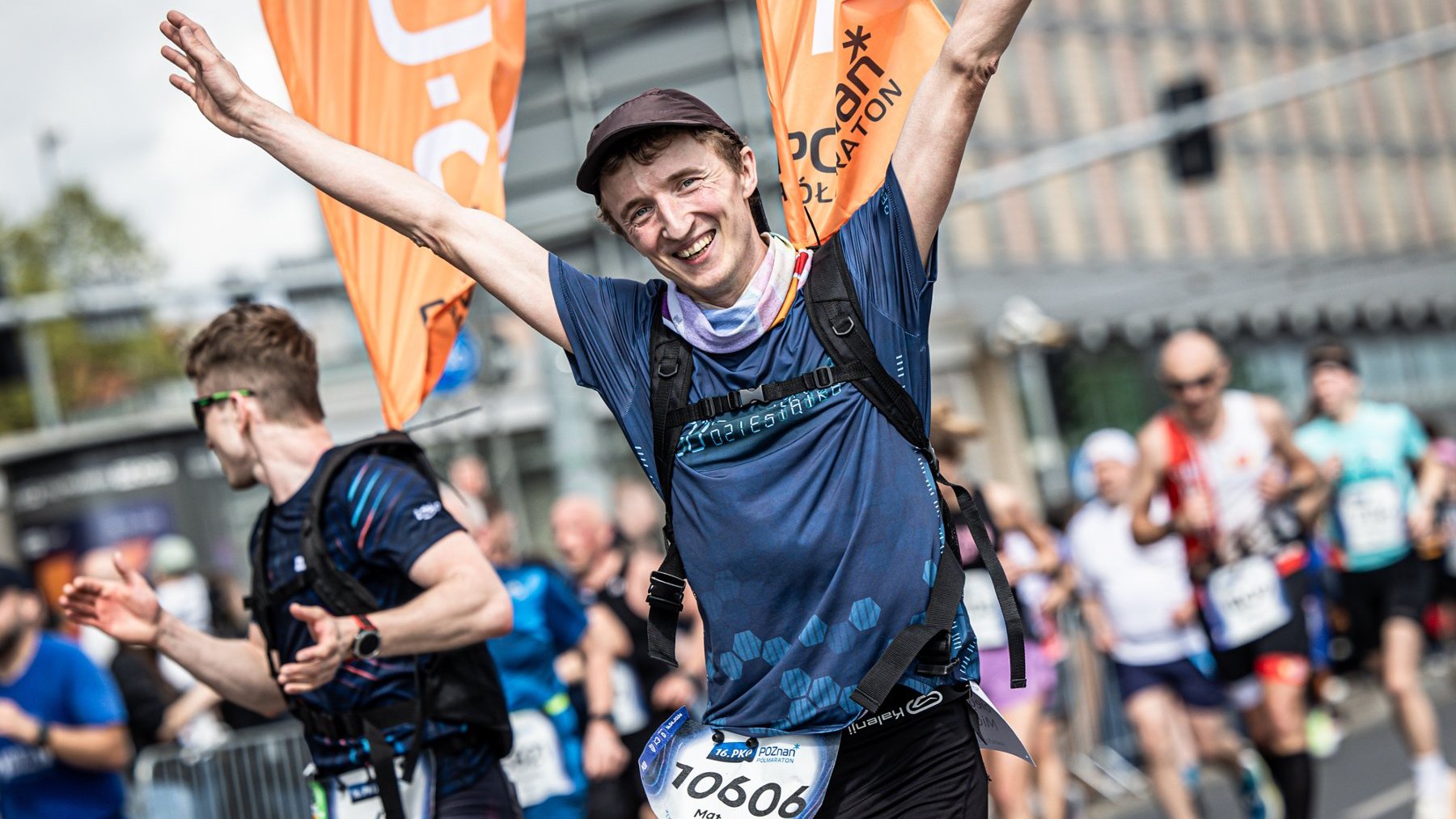 Uśmiechnięty pacemaker na trasie 16. PKO Poznań Półmaratonu